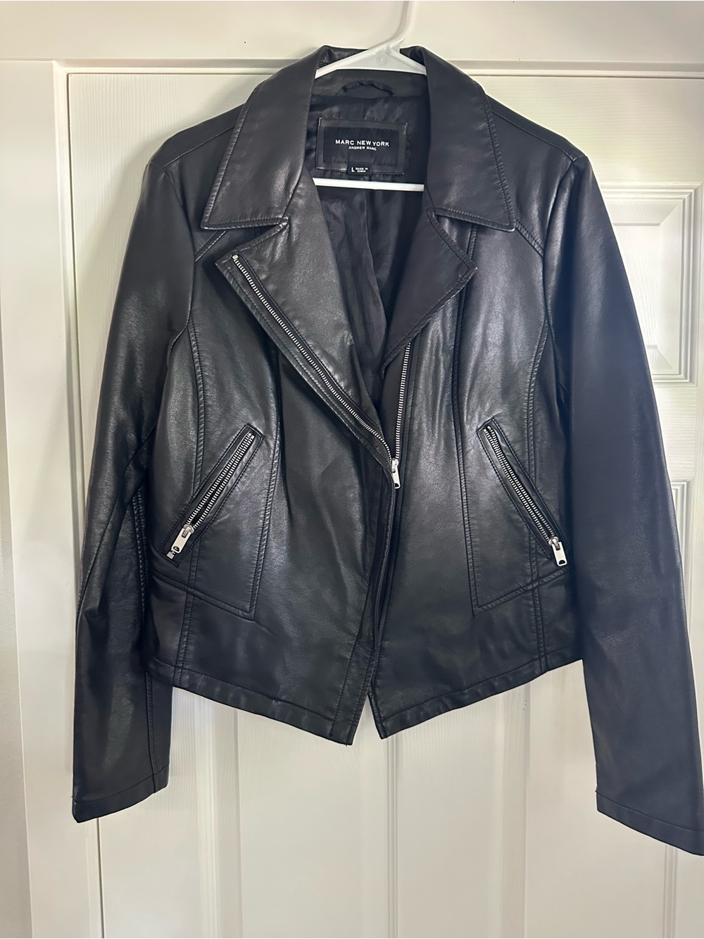 Marc New York Women’s Black Leather Jacket